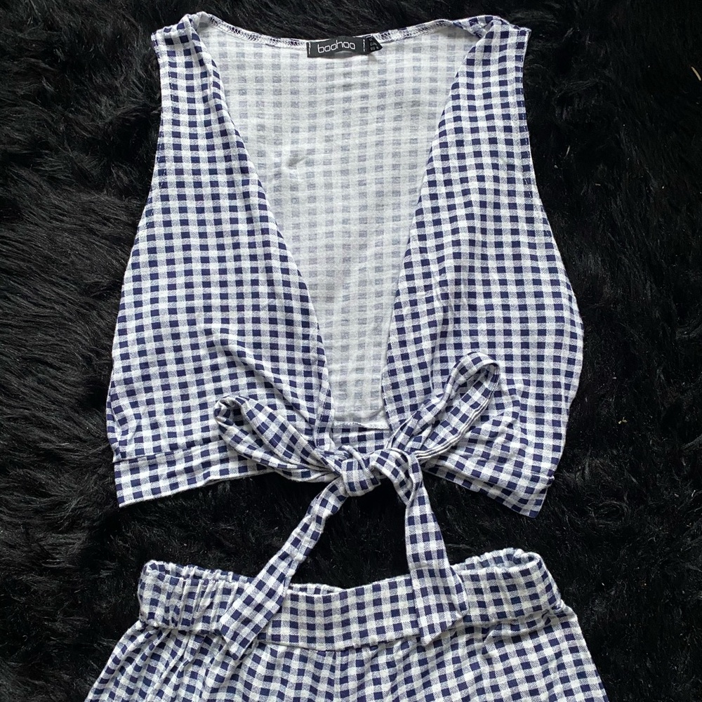 Checkered Two-Piece Set - Picture 2 of 3